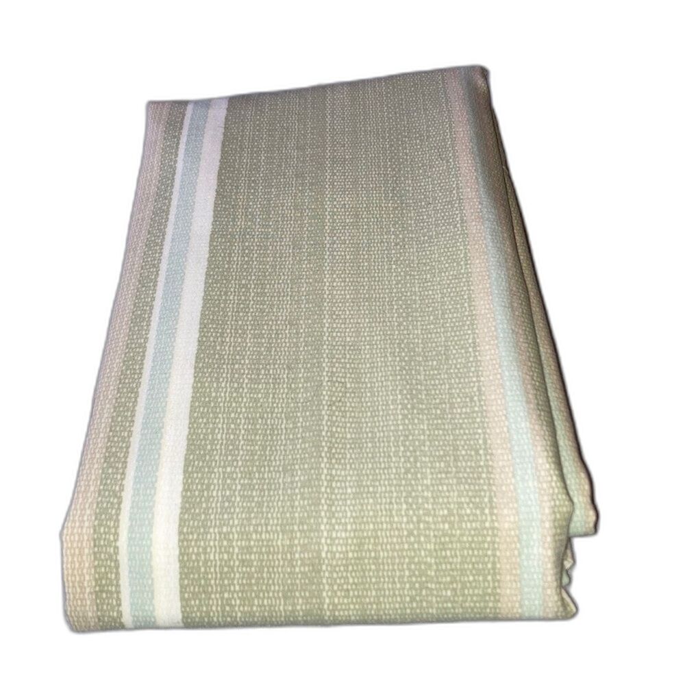 TOMMY BAHAMA Green Tan Serenity Cotton Striped King Pillow Sham 40 x 24 inches